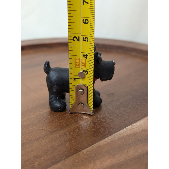 Black Scottish Terrier Ornament Wags to Whiskers Hand Painted Resin Russ As Is - Picture 3 of 4